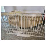 3 White Metal Baby / Pet Gates with instructions.