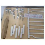 3 White Metal Baby / Pet Gates with instructions.