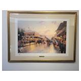Main Street Celebration by Thomas Kinkade: Printers Proof, 142 of 390 made.