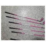 Like New Ladies Golf Set with Minnesota Vikings Bag and Pink Clubs.