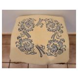 Vintage Needlepoint & Gilt Wood Foot Stool