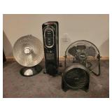 2 Heaters and 2 Fans