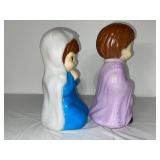 Empire 1996 Lighted Nativity Blow Mold Figures Mary and Joseph