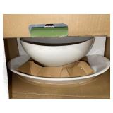 The Elevated Table Ceramic Bowl and Platter Serving Set