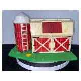 Vintage Fisher-Price Little People Plastic Barn Playset