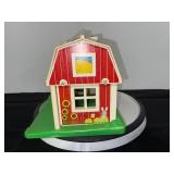 Vintage Fisher-Price Little People Plastic Barn Playset