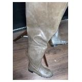 Pro Line Brown Rubber Chest Waders with Boots