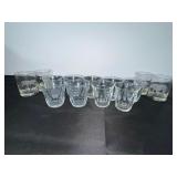 Set of 10 Etched Wildlife Glasses and Tumblers