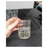 Set of 10 Etched Wildlife Glasses and Tumblers