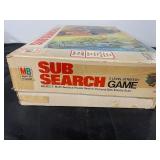 1973 Milton Bradley Sub Search 3-Level Strategy Game - Vintage