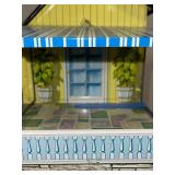 Vintage Louis Marx Metal Two-Story Colonial Doll House with Original Box