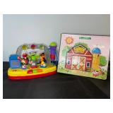 Sesame Street Musical Toy and Child Guidance Barn Puzzle Set