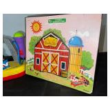 Sesame Street Musical Toy and Child Guidance Barn Puzzle Set