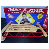 Radio Flyer No. 551 Wooden Sled in Original Box