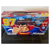 Sealed Team Caliber 1:24 Superman Justice League #97 Sharpie Ford Taurus Die-Cast NASCAR Replica