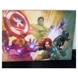 Marvel Avengers Canvas Wall Art 28x15 Inch