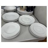 Assorted Glassware, Kitchen Items, Cooking Items, Plates, and More