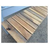 Shabby Chic Bench Made from Headboard and Pallet Wood