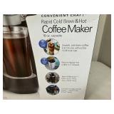 New Hamilton Beach Rapid Cold and Hot Brew Coffee Maker