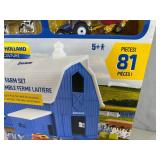 New 81 piece New Holland Dairy Farm Play Set