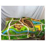 2 John Deere Play Rugs - Farm and Construction Site