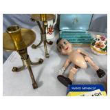 Assorted Collectibles, Steins, Wig, and More