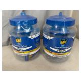 2 New Raid Reusable Fly Traps with Bait