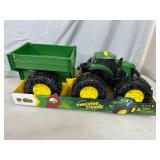 New John Deere Kids Monster Treads Tractor with Trailer