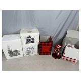 Department 56 Christmas Houses, Bachmans Santa Figurines