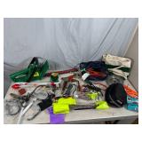 Jumper Cables, Hedge Trimmer, Hand Tools, Knee Pads, Shop Supplies, and More