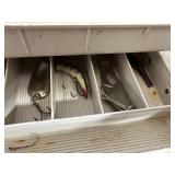 2 Tackle Boxes with Fishing Lures and Tackle