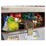 2 Tackle Boxes with Fishing Lures and Tackle