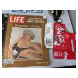 Assorted Collectibles, Vintage Hot Wheels, JFK Rocking Chair Figurine, Twins Posters, and More