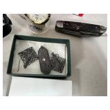 Assorted Watches, Jewelry, Pocket Knife