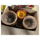 Assorted Faux Plants, Home Decoration, Hand Towels, Heavy Metal Shelf, and More