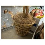 Assorted Faux Plants, Home Decoration, Hand Towels, Heavy Metal Shelf, and More