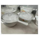 20 pc Set of Vintage Corningware Wildflower Baking / Serving Dishes