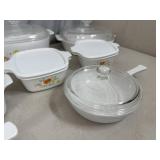 20 pc Set of Vintage Corningware Wildflower Baking / Serving Dishes