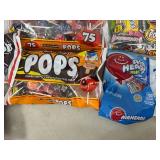 Assorted Candy, Turtles, Tootsie Pops, Tootsie Rolls, Dots, Pez, and More