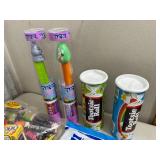 Assorted Candy, Turtles, Tootsie Pops, Tootsie Rolls, Dots, Pez, and More