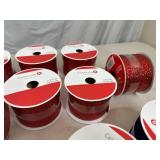 19 New Rolls of Decorative Wired Ribbon - $246 retail!