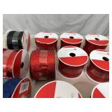 19 New Rolls of Decorative Wired Ribbon - $246 retail!