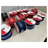 19 New Rolls of Decorative Wired Ribbon - $246 retail!