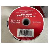 19 New Rolls of Decorative Wired Ribbon - $246 retail!