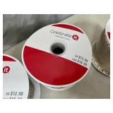 19 New Rolls of Decorative Wired Ribbon - $246 retail!