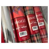 5 New Rolls of Gift Wrapping Paper