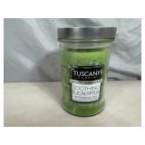 New 18 oz Tuscany Premium Candle with Essential Oils