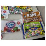 Assorted Candy, Blow Pops, Tootsie Pops, Mamba, Fruit Chews, and More