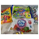 Assorted Candy, Blow Pops, Tootsie Pops, Mamba, Fruit Chews, and More