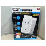 New Wall Power Station with Fast Charging USB Ports, Nightlight, and More